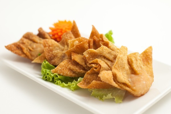 Ravioli frit aux légumes